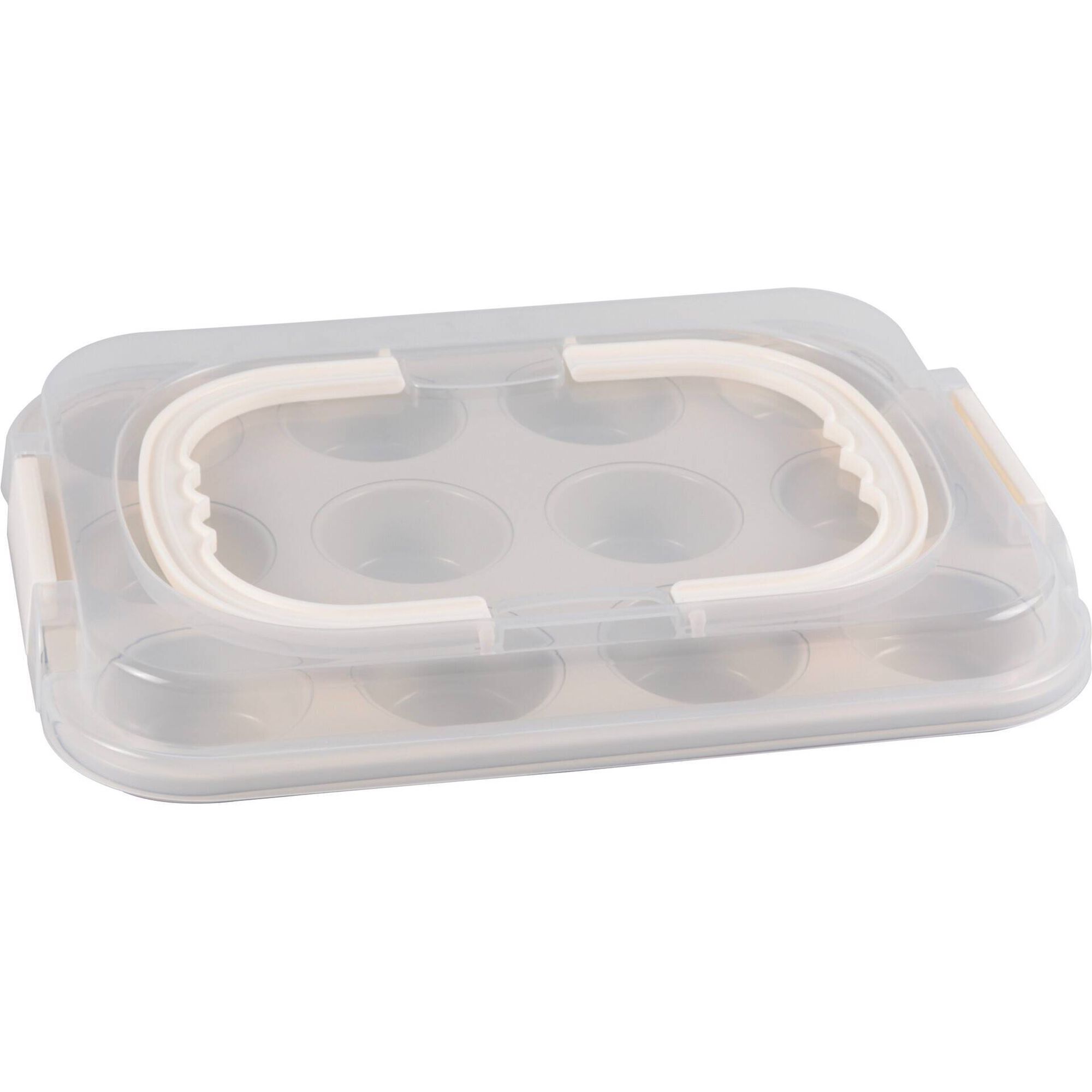 Forma para 12 Muffins com Tampa Kasa
