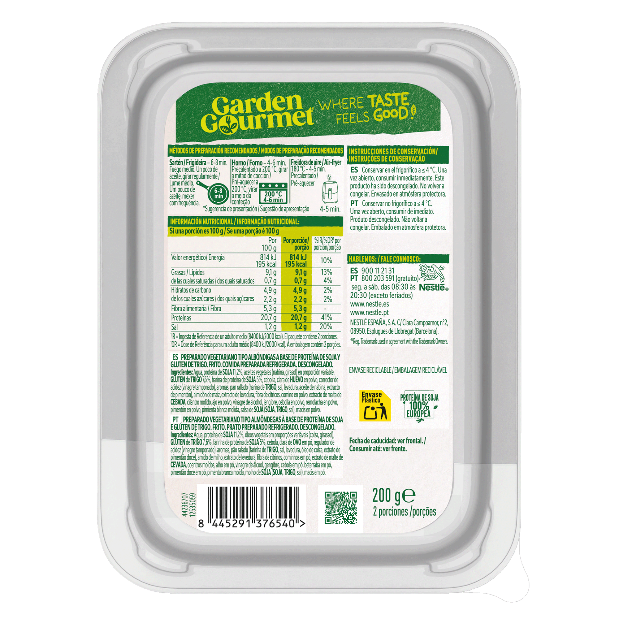 Almôndegas Proteína Vegetal