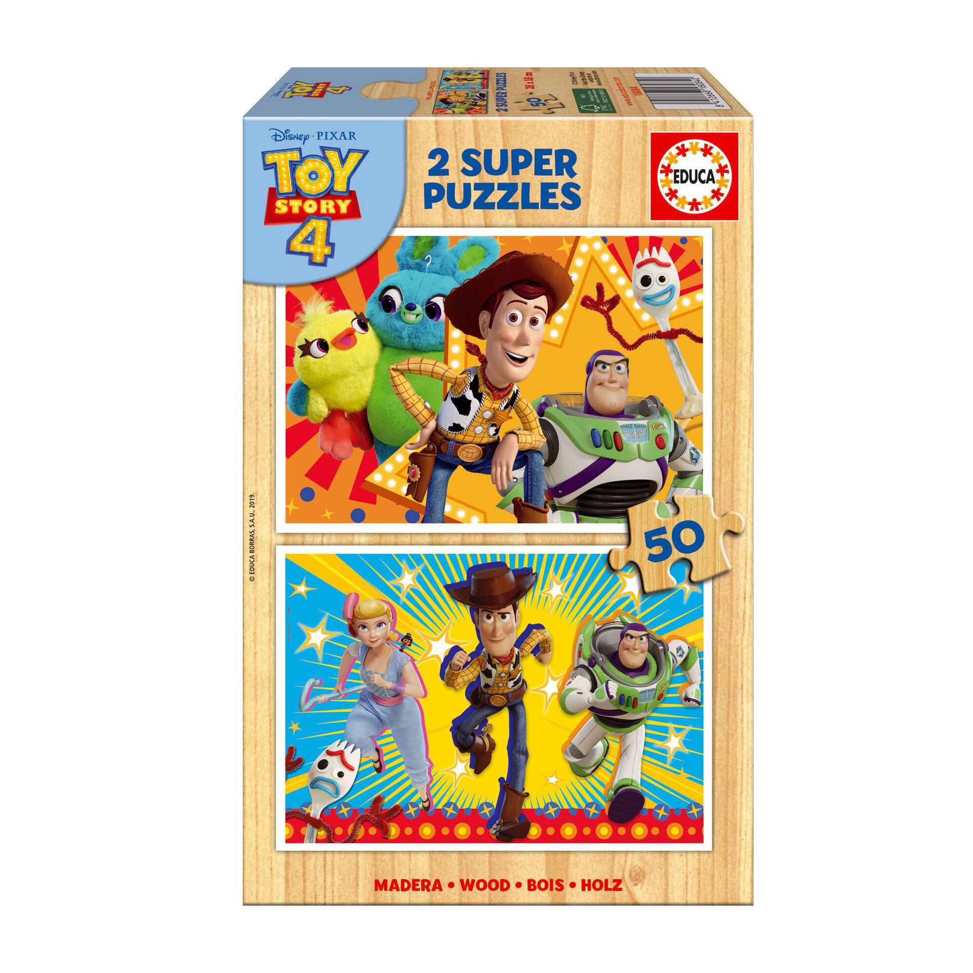 Puzzle de Madeira 16 a 50 Peças (vários modelos)