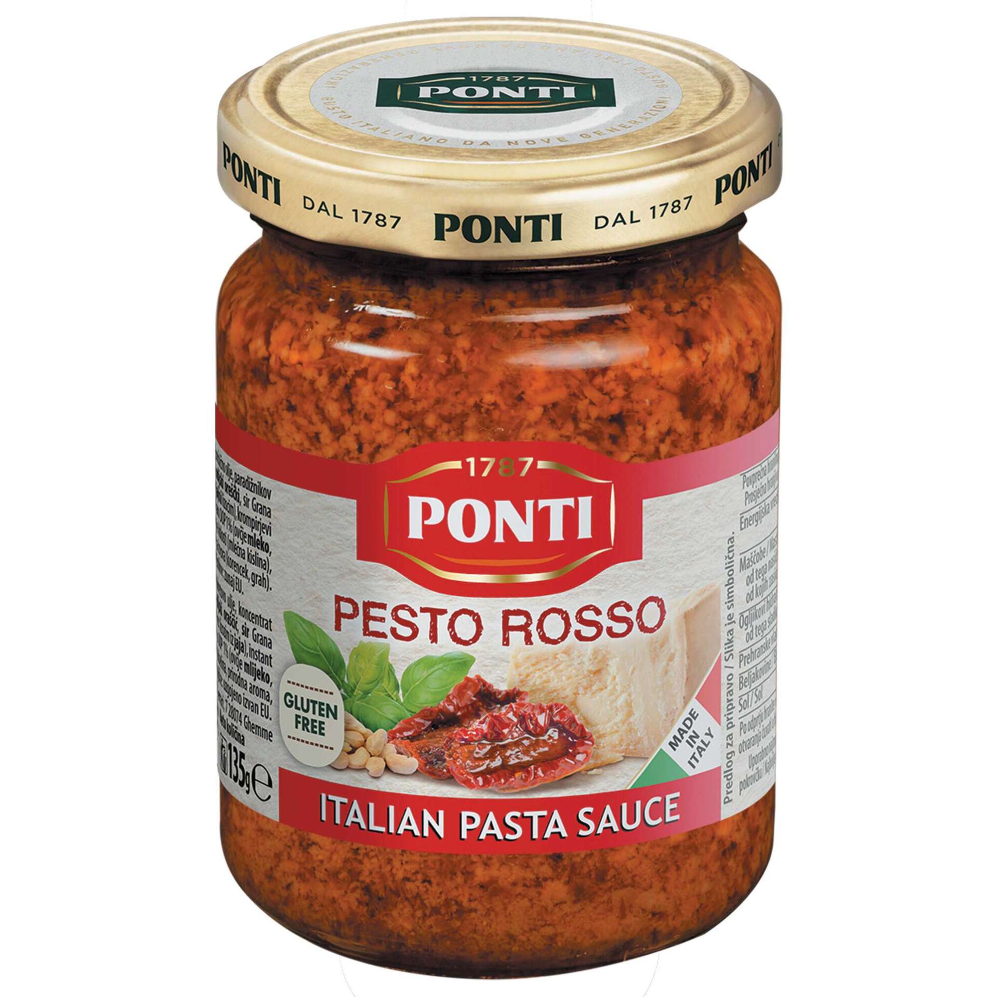 Molho Pesto Rosso sem Glúten