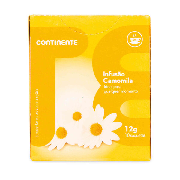 Infusão Camomila Saquetas Continente