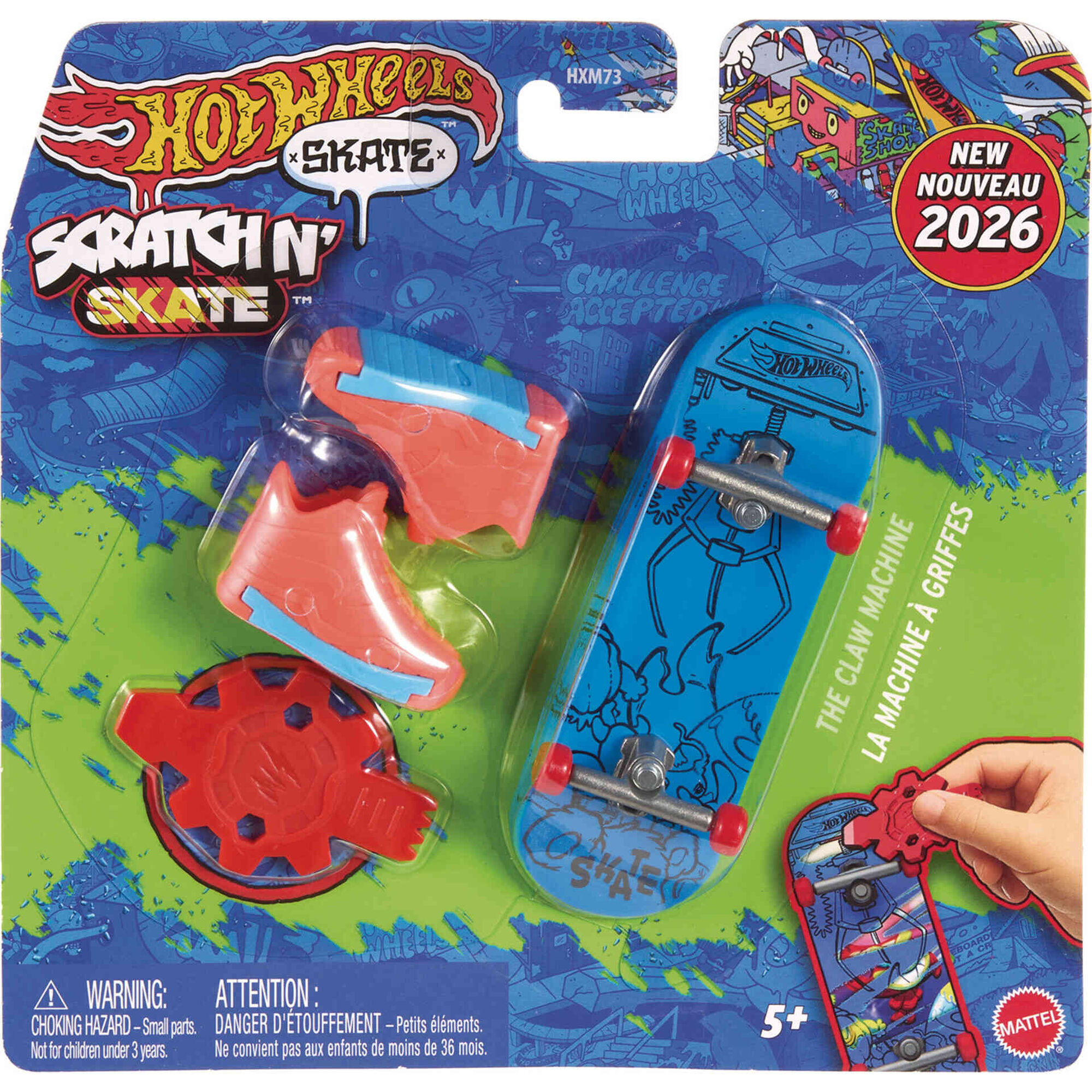 Hot Wheels - Skate com Autocolantes Rasp&aacute;veis (v&aacute;rios modelos)