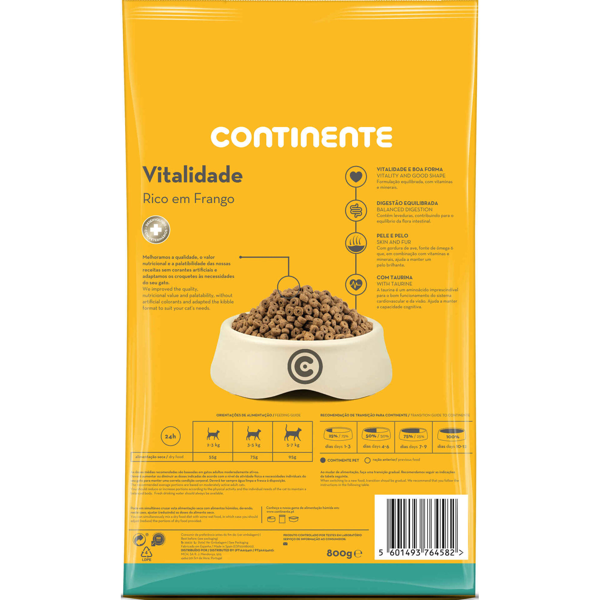 Ração para Gato Adulto Vitalidade Frango