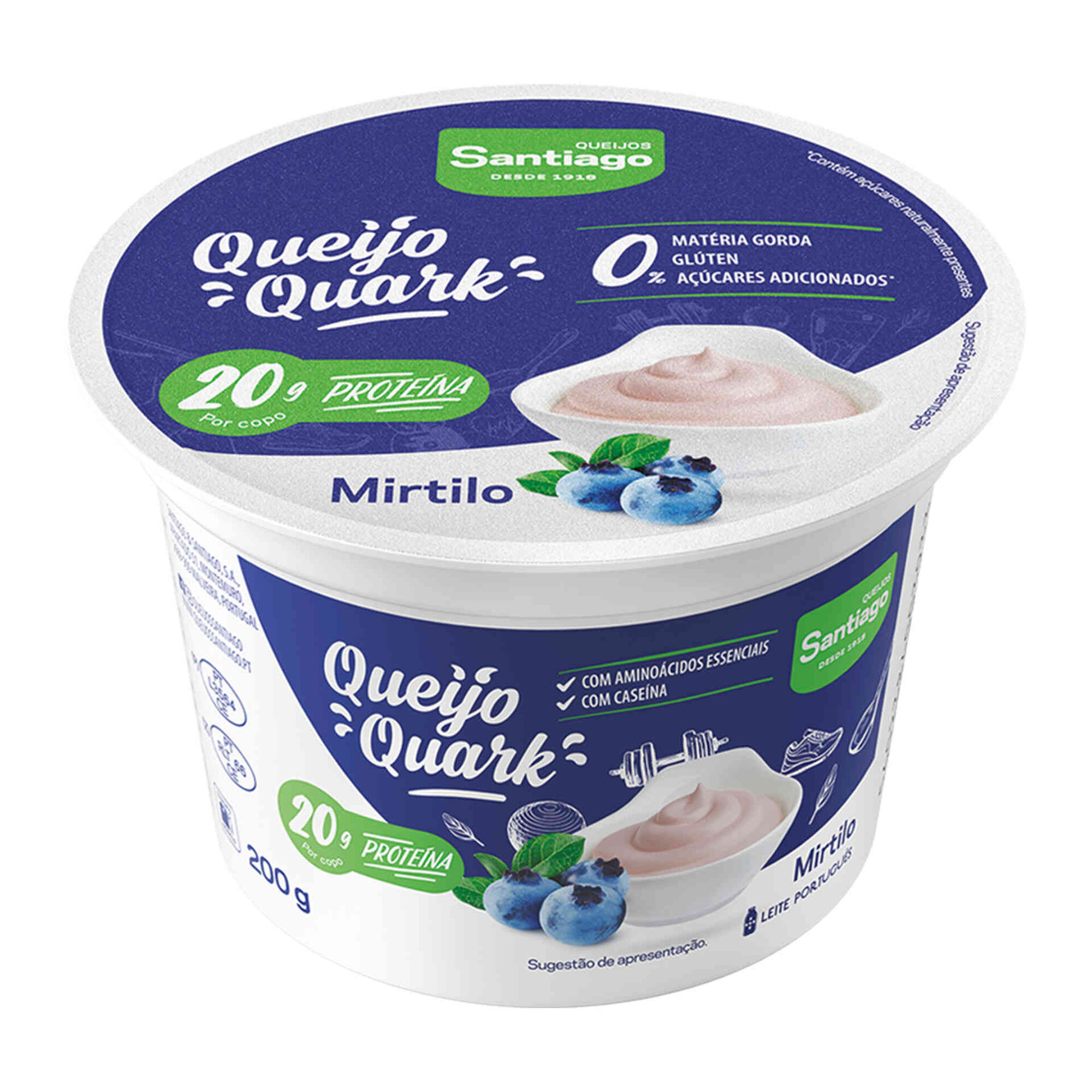 Queijo Quark Mirtilo