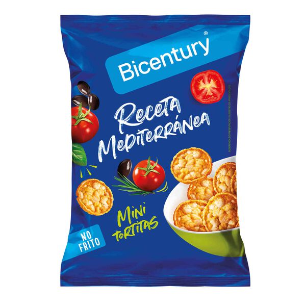 Tortitas de Milho Mini Receita Mediterrânea Bicentury