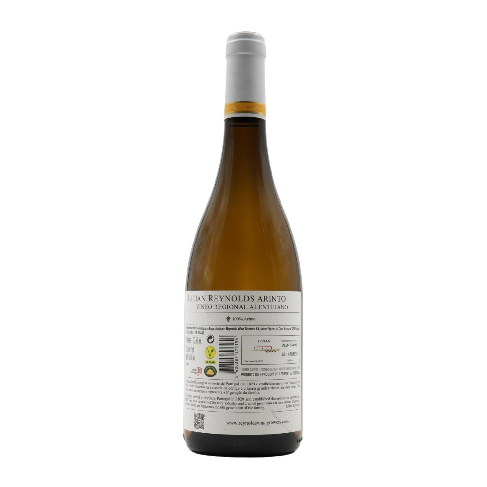 Reynolds Julian Arinto Alentejano Vinho Branco