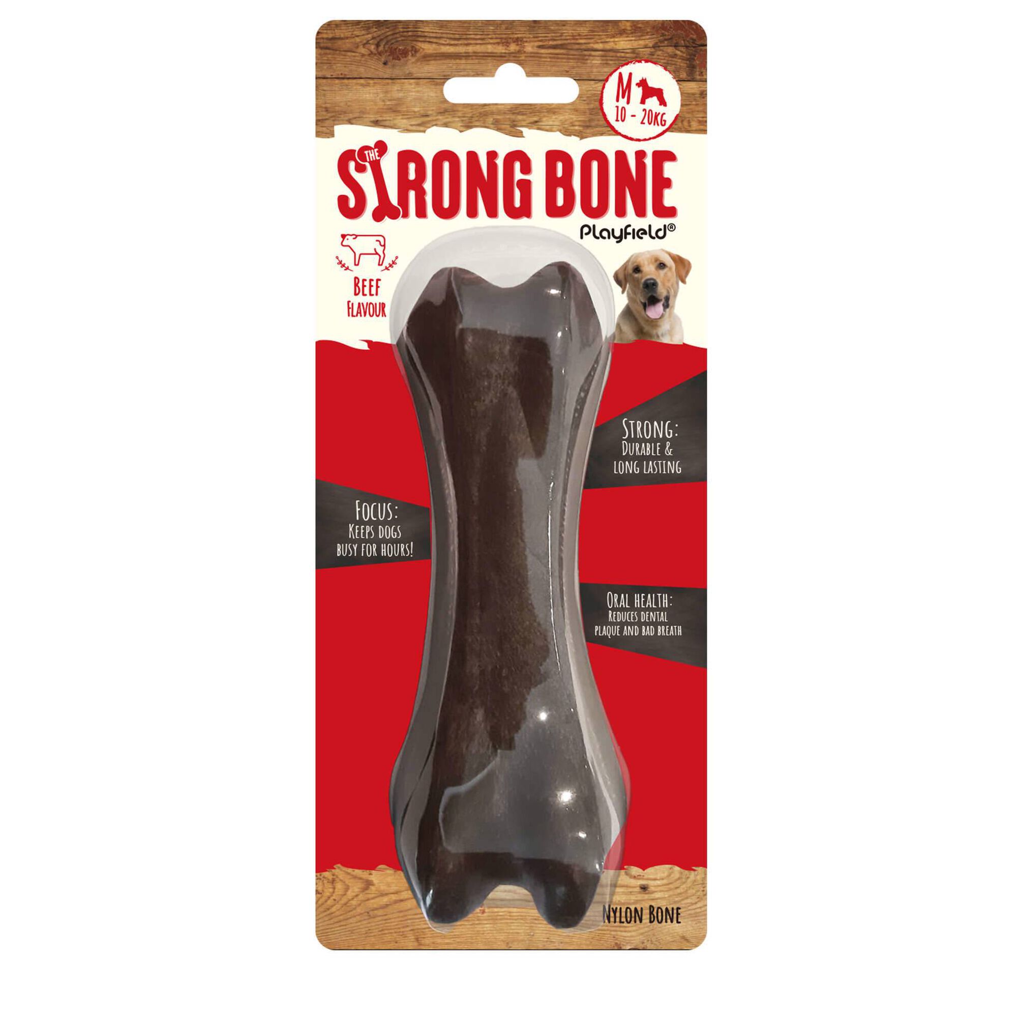 Osso para C&atilde;o Beef 11 cm Strong Bone