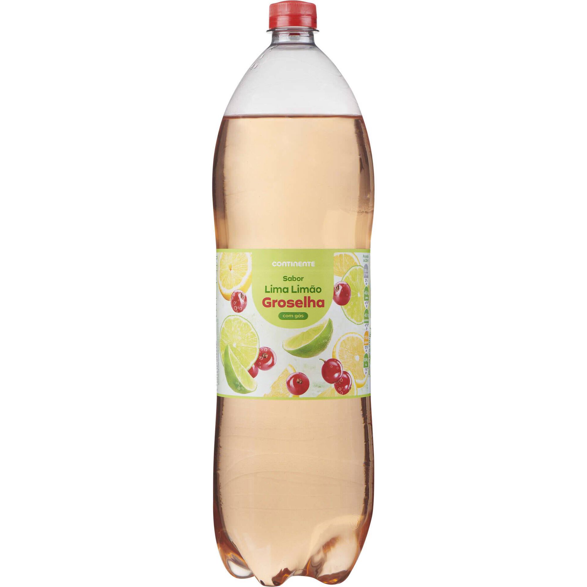 Refrigerante com Gás Lima, Limão e Groselha Refrigerante com Gás Lima, Limão e Groselha