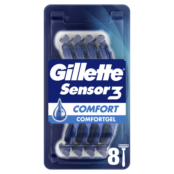 Lâminas Descartáveis Sensor3 Comfort Gillette