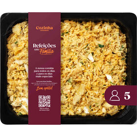 Bacalhau à Brás para 5 Pessoas