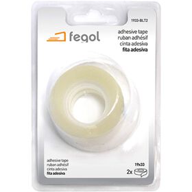 Fita Cola Transparente 33m x 19mm