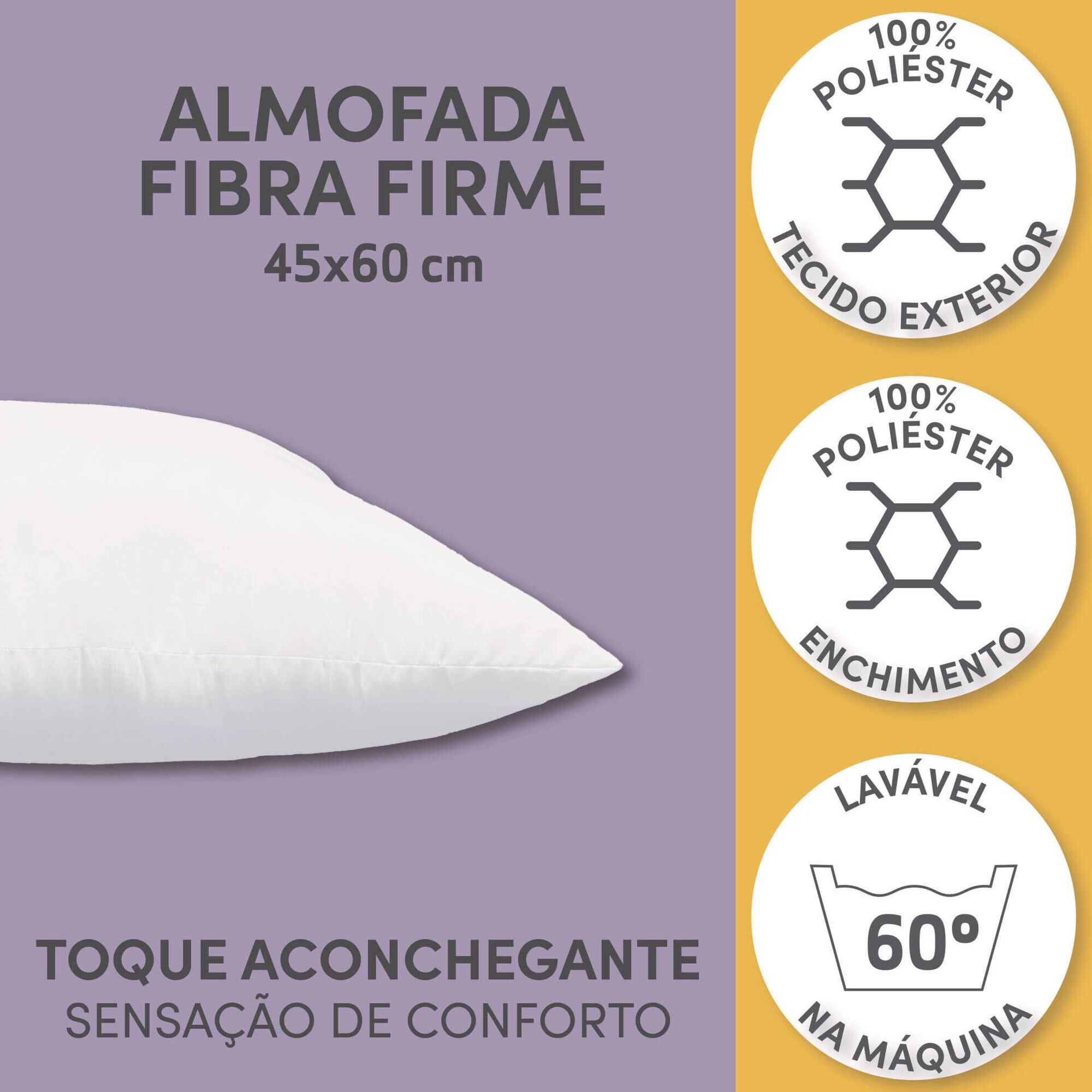 Almofada Fibra Alta Firme 45x60cm