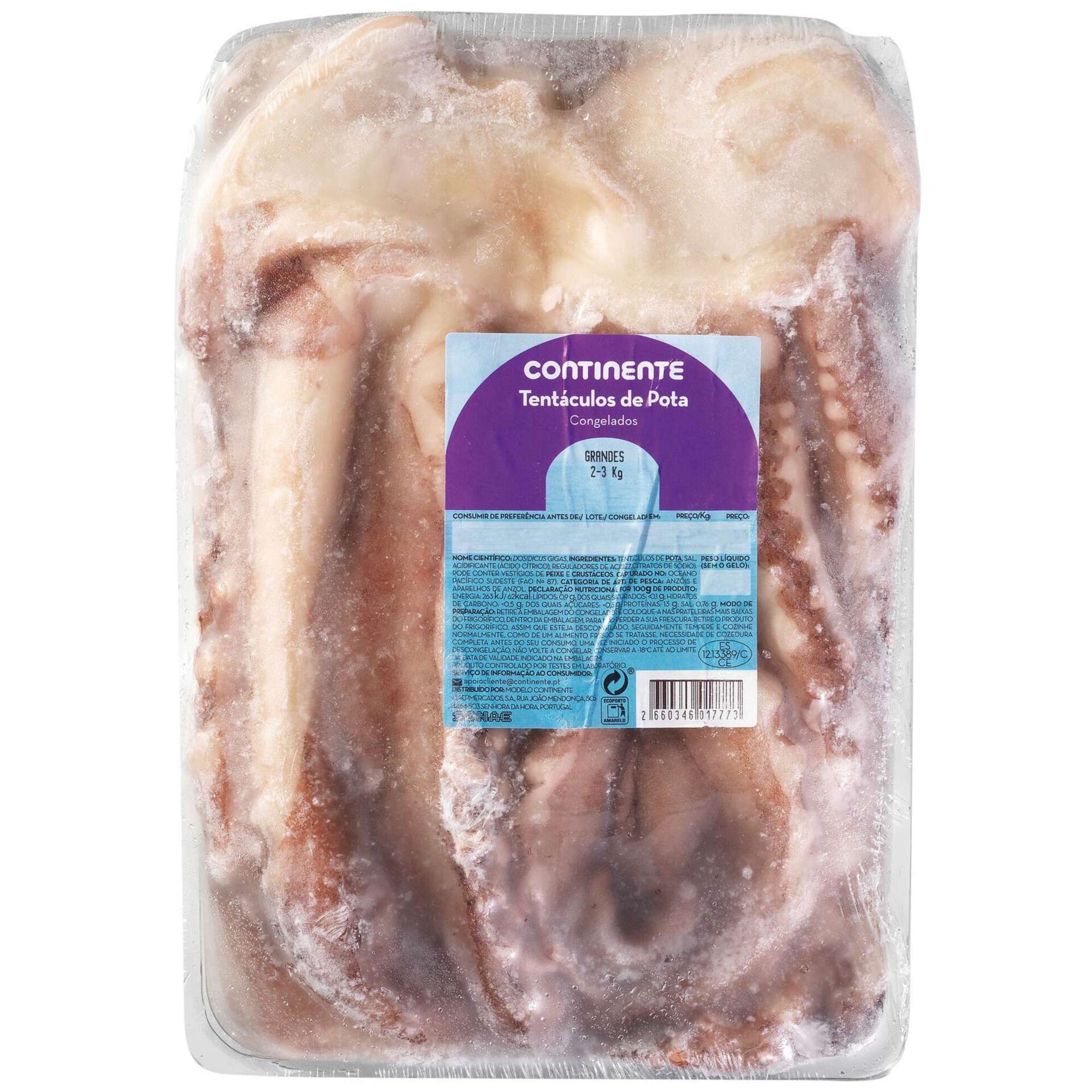 Tentáculos de Pota grandes Congelados Tentáculos de Pota grandes Congelados