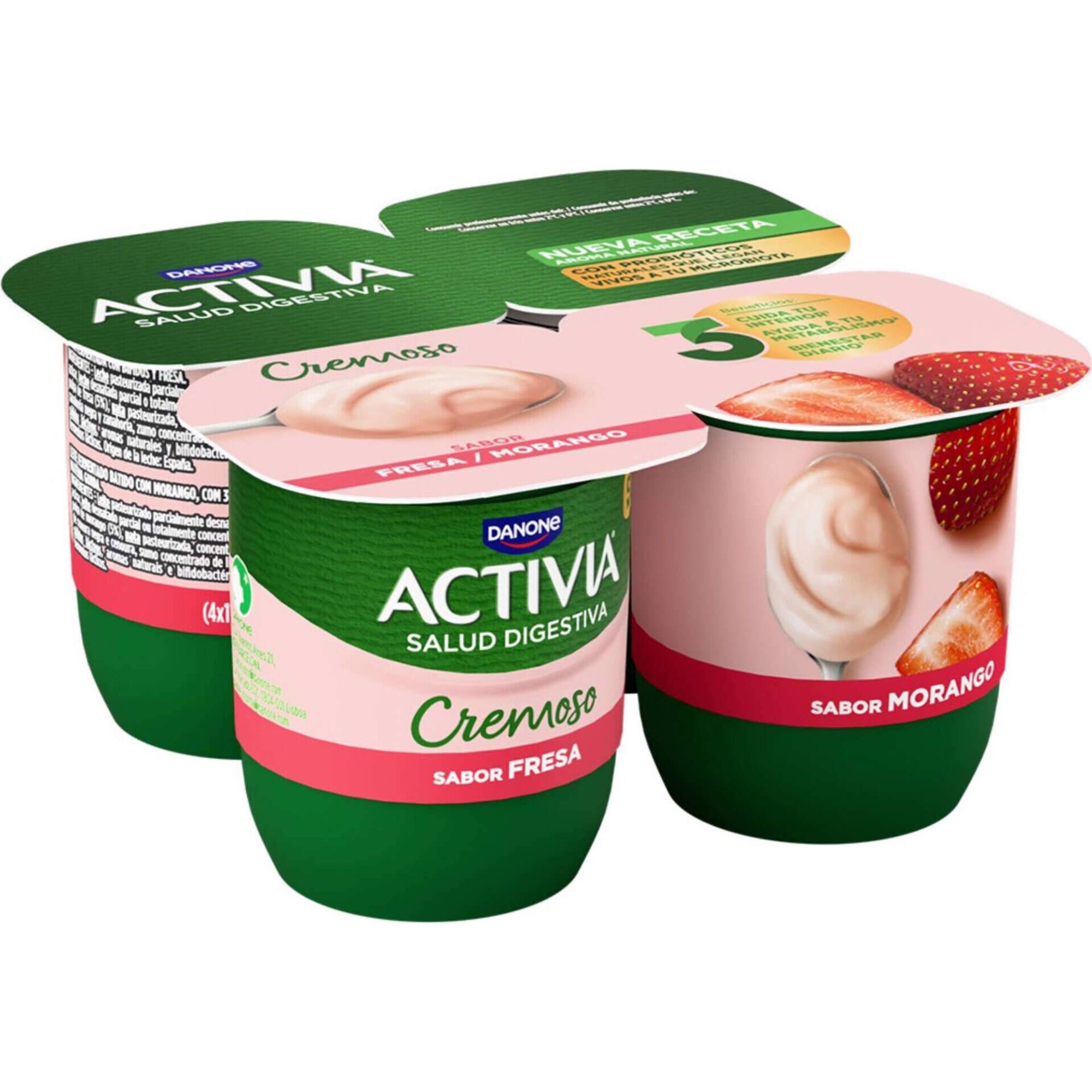 Iogurte Bifidus Cremoso Morango Activia Danone