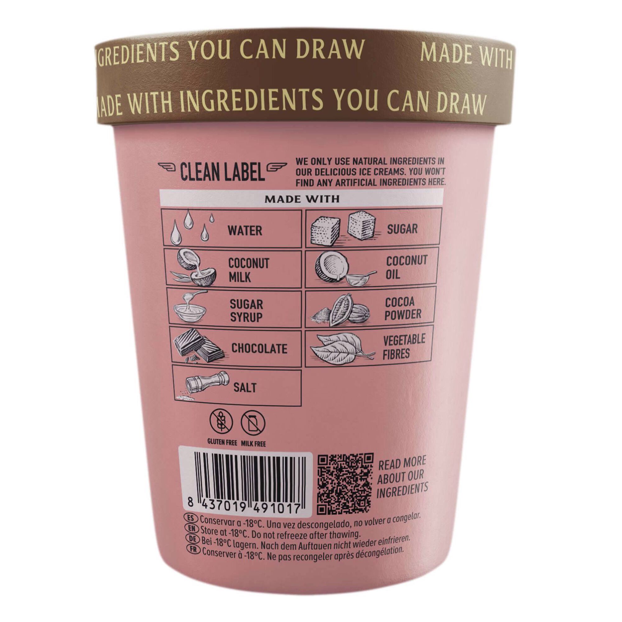 Gelado Double Chocolate Vegan sem Glúten Gelado Double Chocolate Vegan sem Glúten