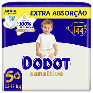 Fraldas Sensitive Extra 12-17kg T5+ Dodot