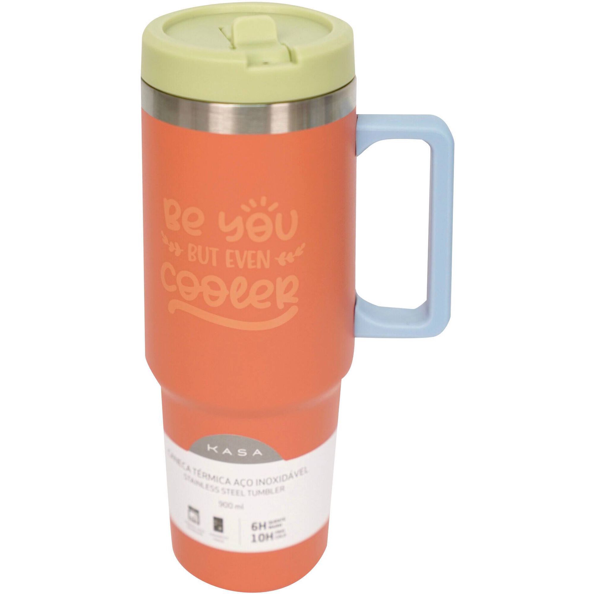 Caneca T&eacute;rmica 900ml Be You But Even Cooler Kasa