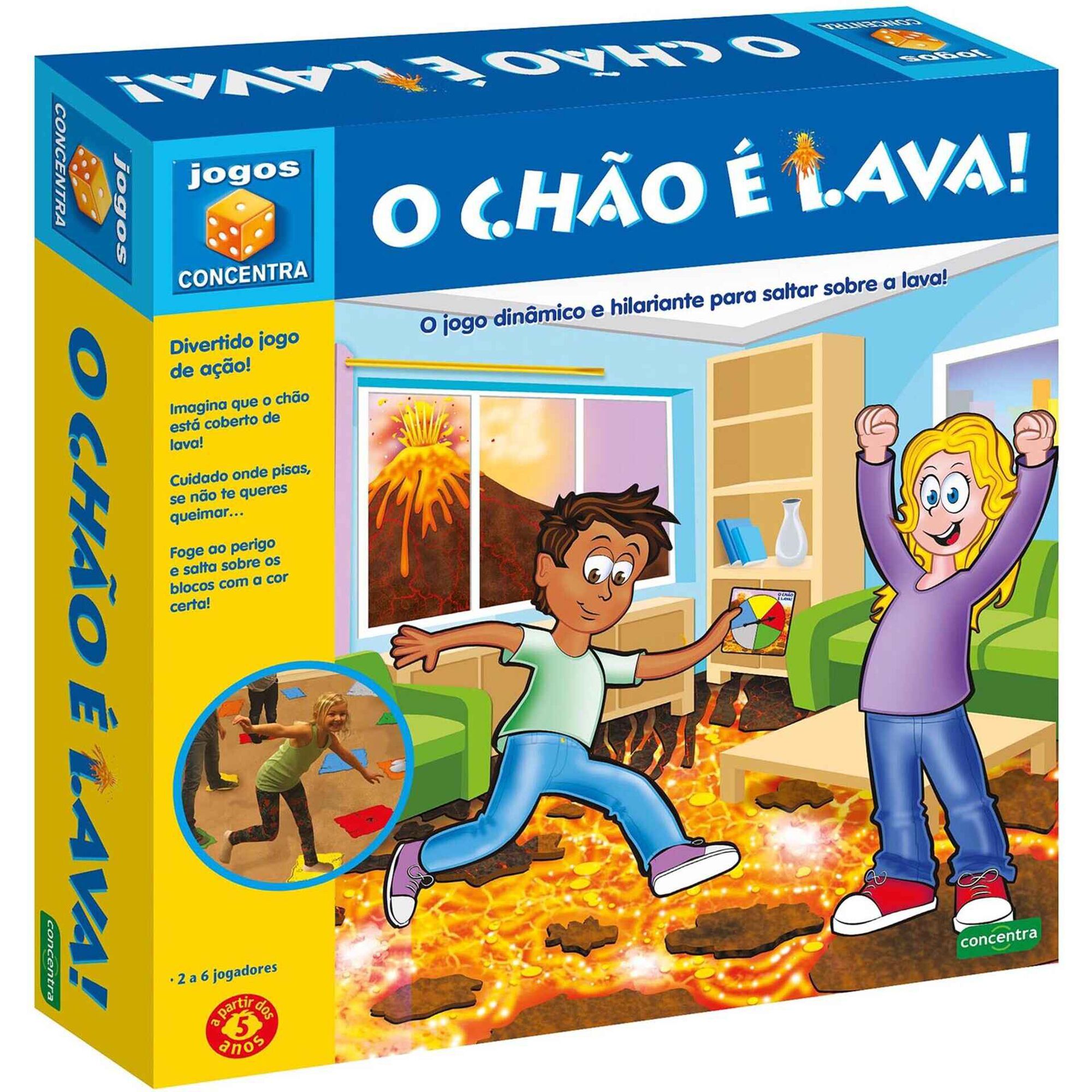 Jogos Concentra - O Chão É Lava