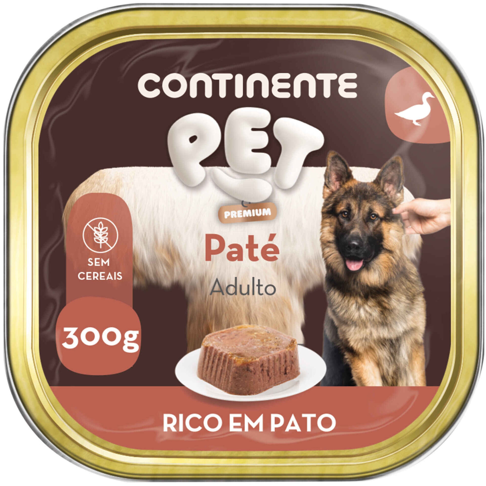 Comida H&uacute;mida para C&atilde;o Adulto Pat&eacute; Pato