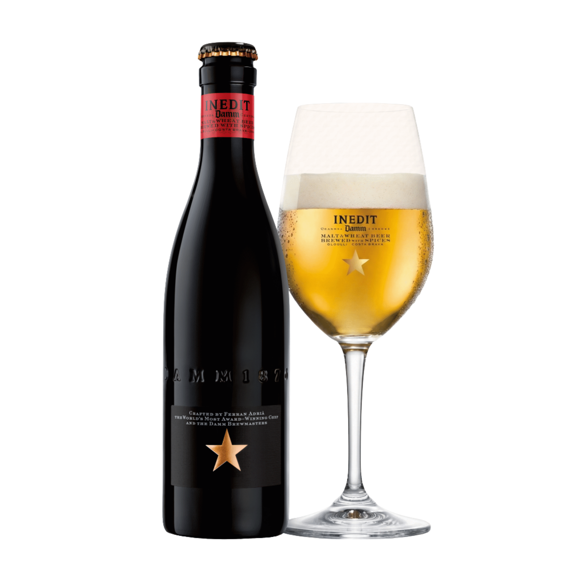 Cerveja com &Aacute;lcool Inedit Estrella Damm