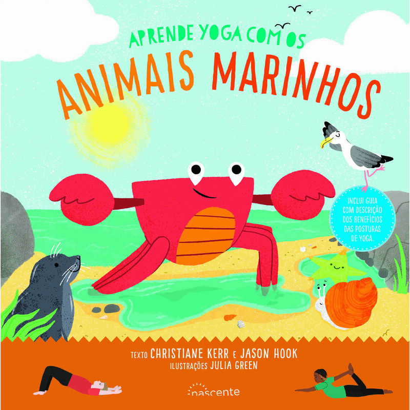 Aprende Yoga com os Animais Marinhos de Christiane Kerr e Jason Hook