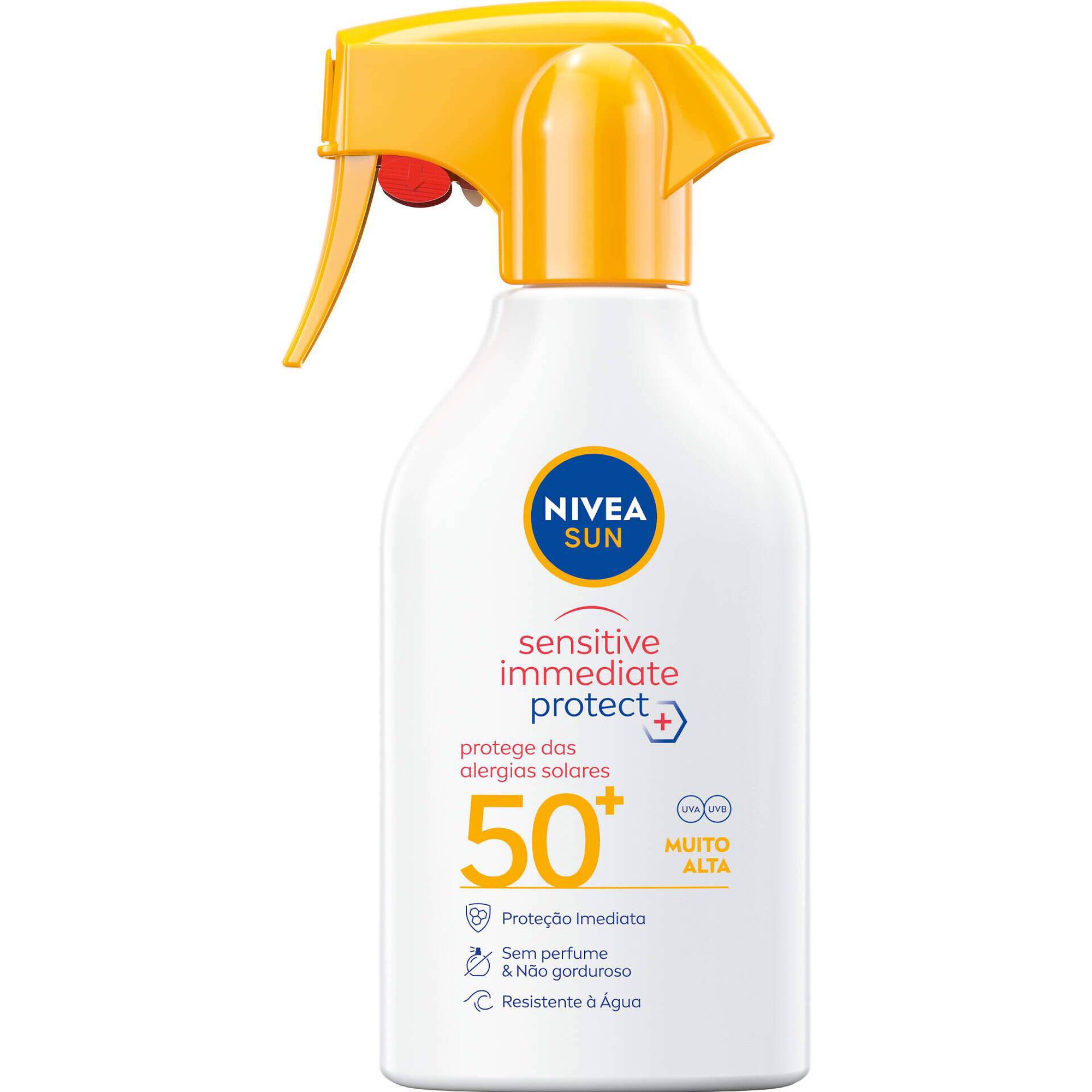 Protetor Solar Spray Sensitive Immediate Protect FPS 50+ Nivea Sun