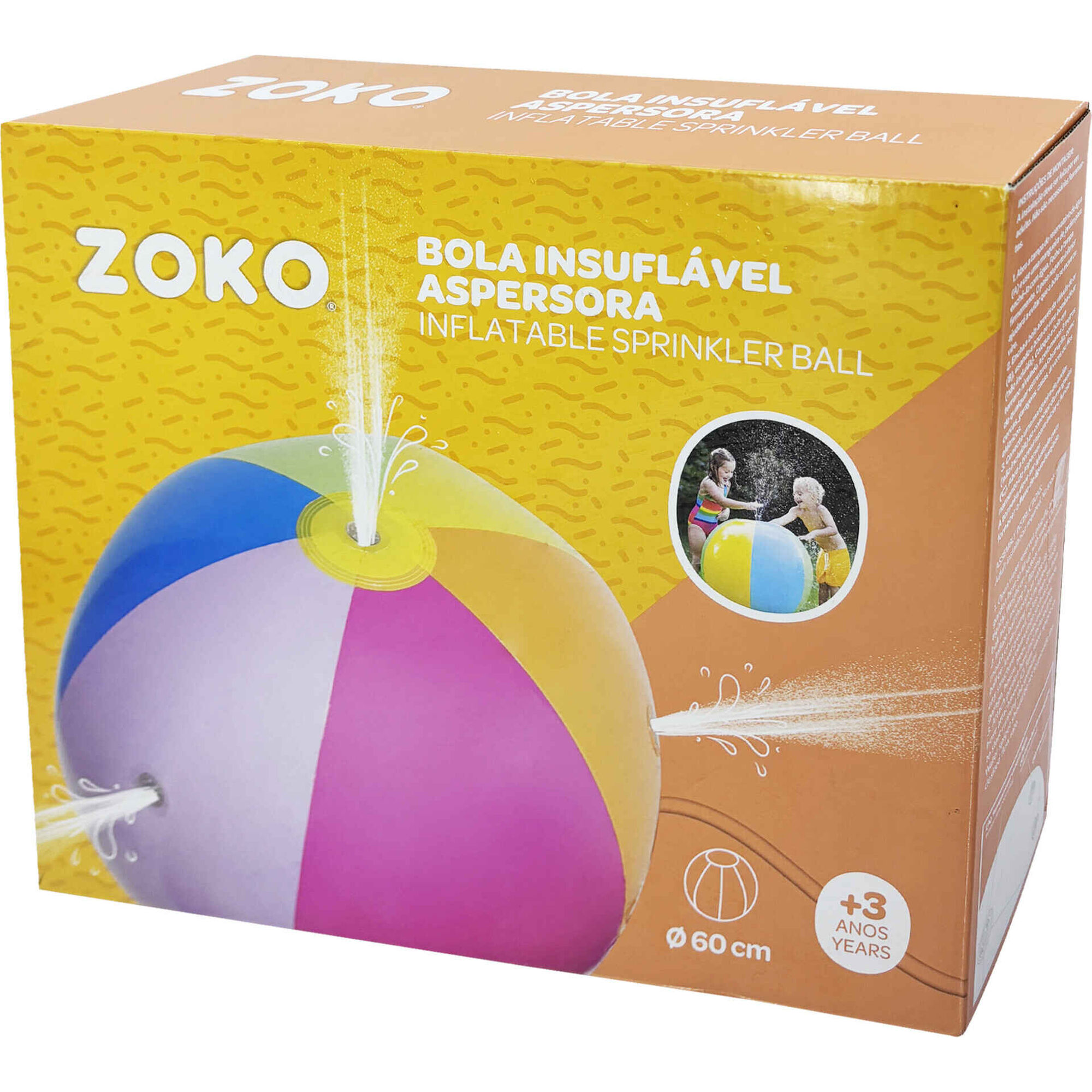Bola Insuflável 60 cm Aspersora