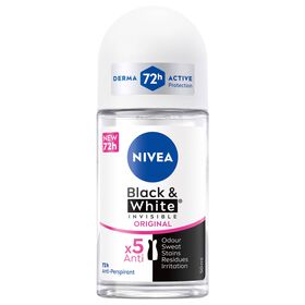 Desodorizante Roll On Black & White Invisible Original Nivea