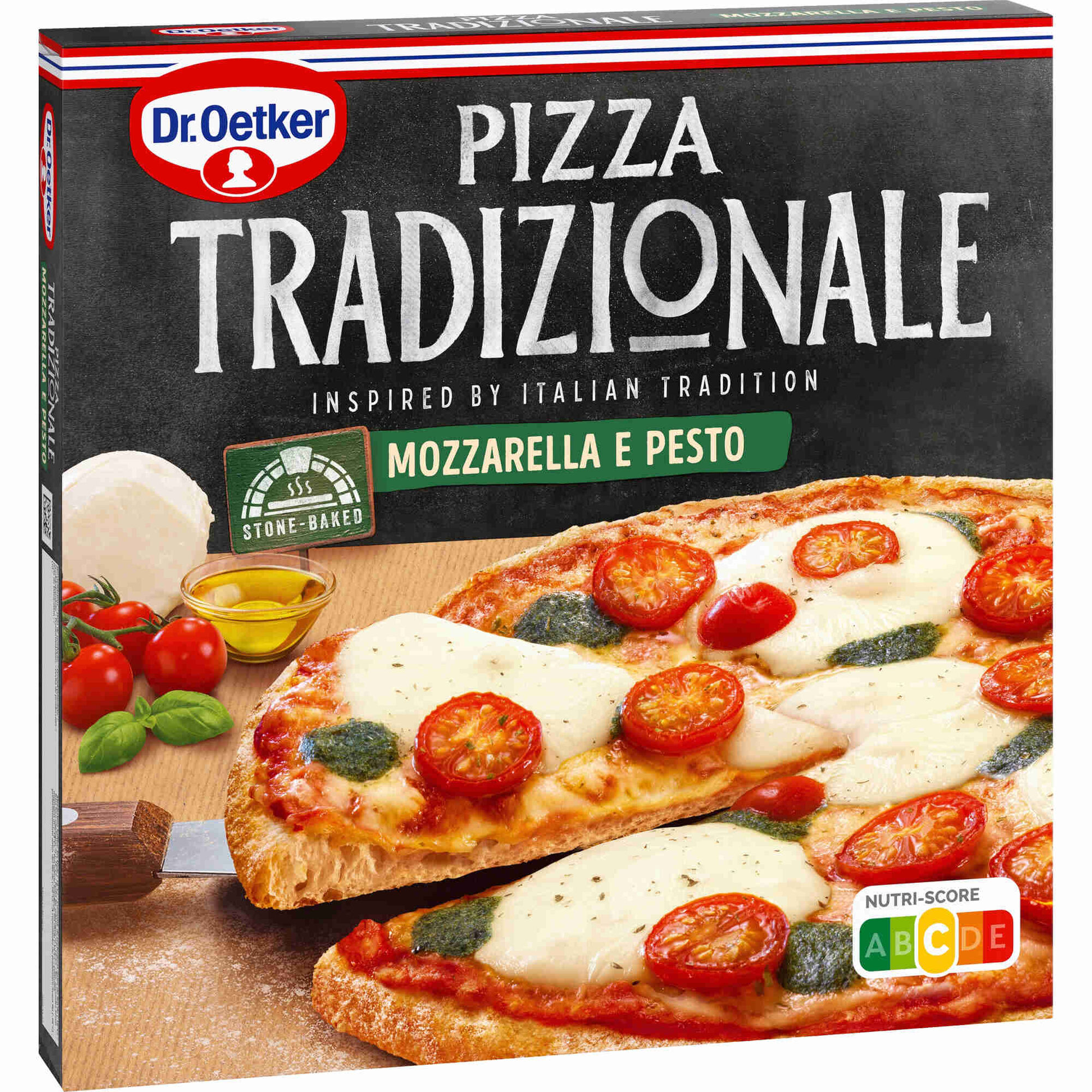 Pizza Mozzarella e Pesto Tradizionale