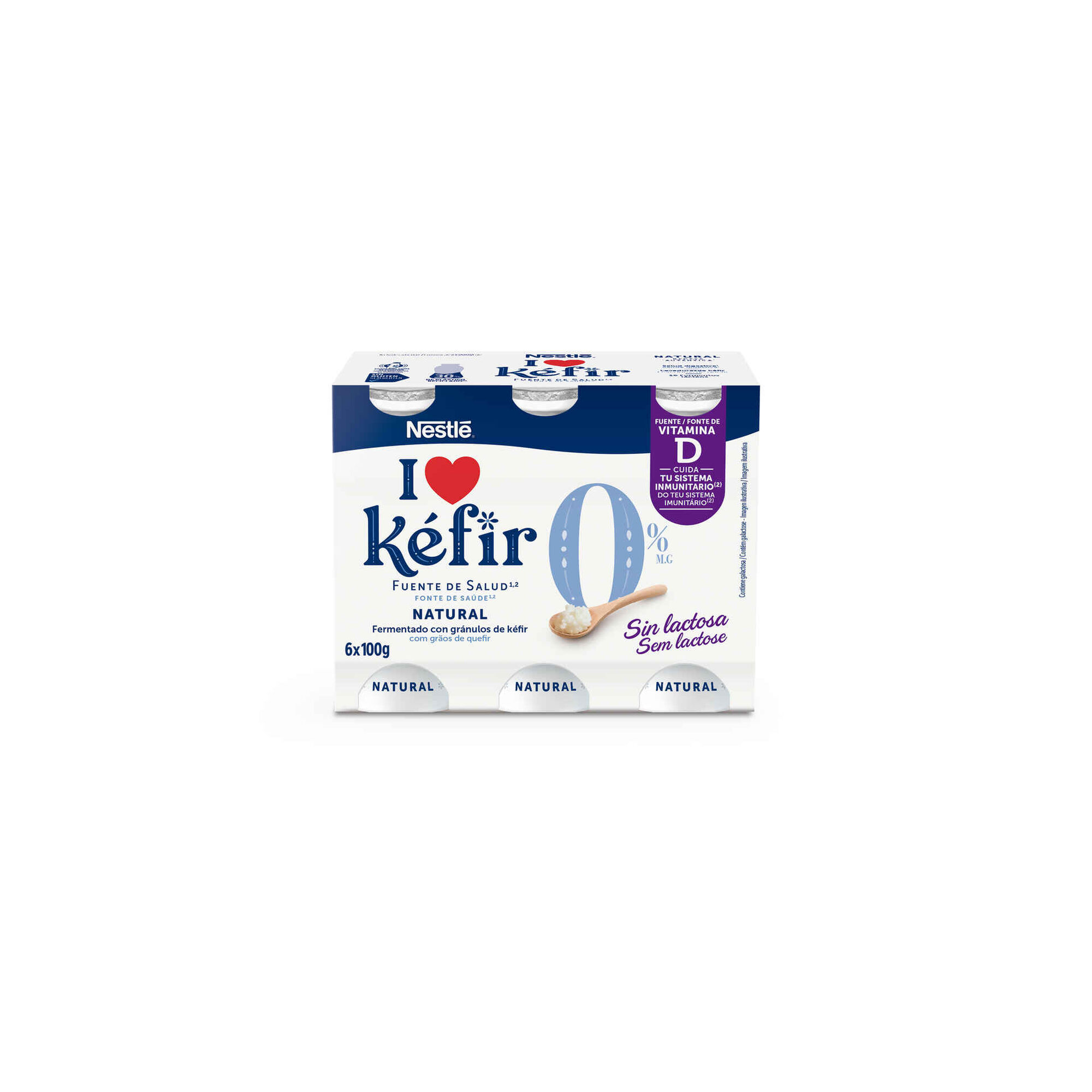 Kefir Natural Magro sem Lactose Nestl&eacute;&nbsp; &nbsp;
