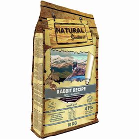 Ra&ccedil;&atilde;o para C&atilde;o Adulto Coelho Light e Fit Natural Greatness