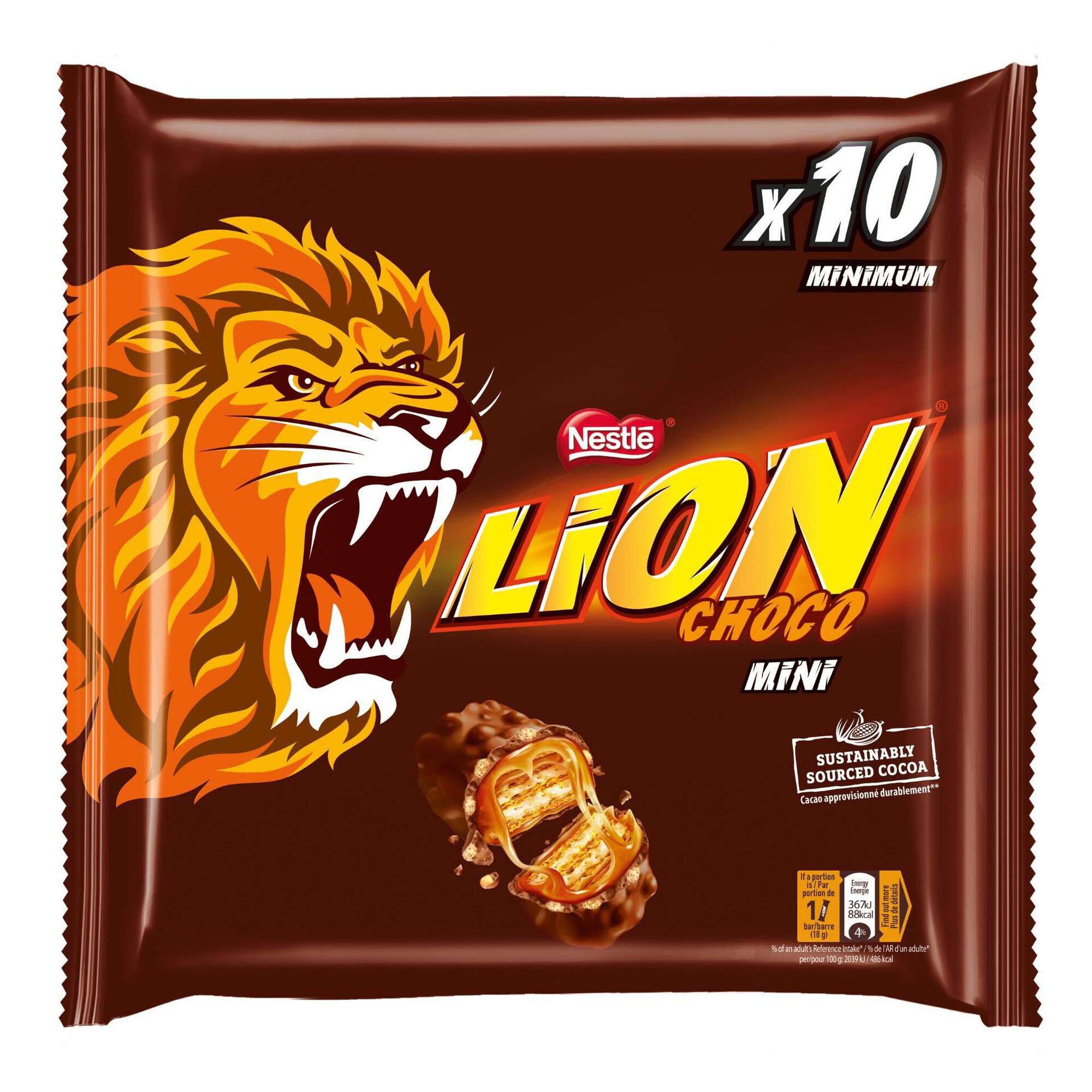 Snack de Chocolate de Leite Lion Mini