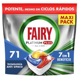 Detergente Máquina Loiça Pastilhas Platinum Plus