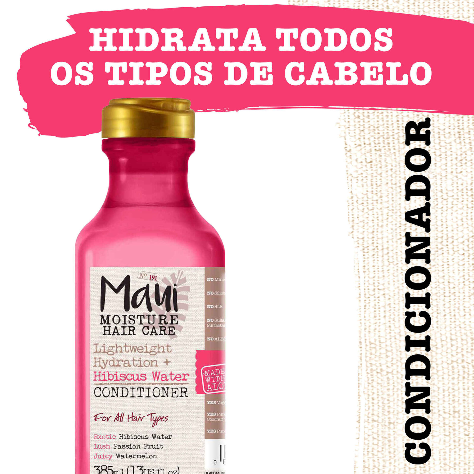 Condicionador Sem Sal &Aacute;gua de Hibisco Maui Moisture
