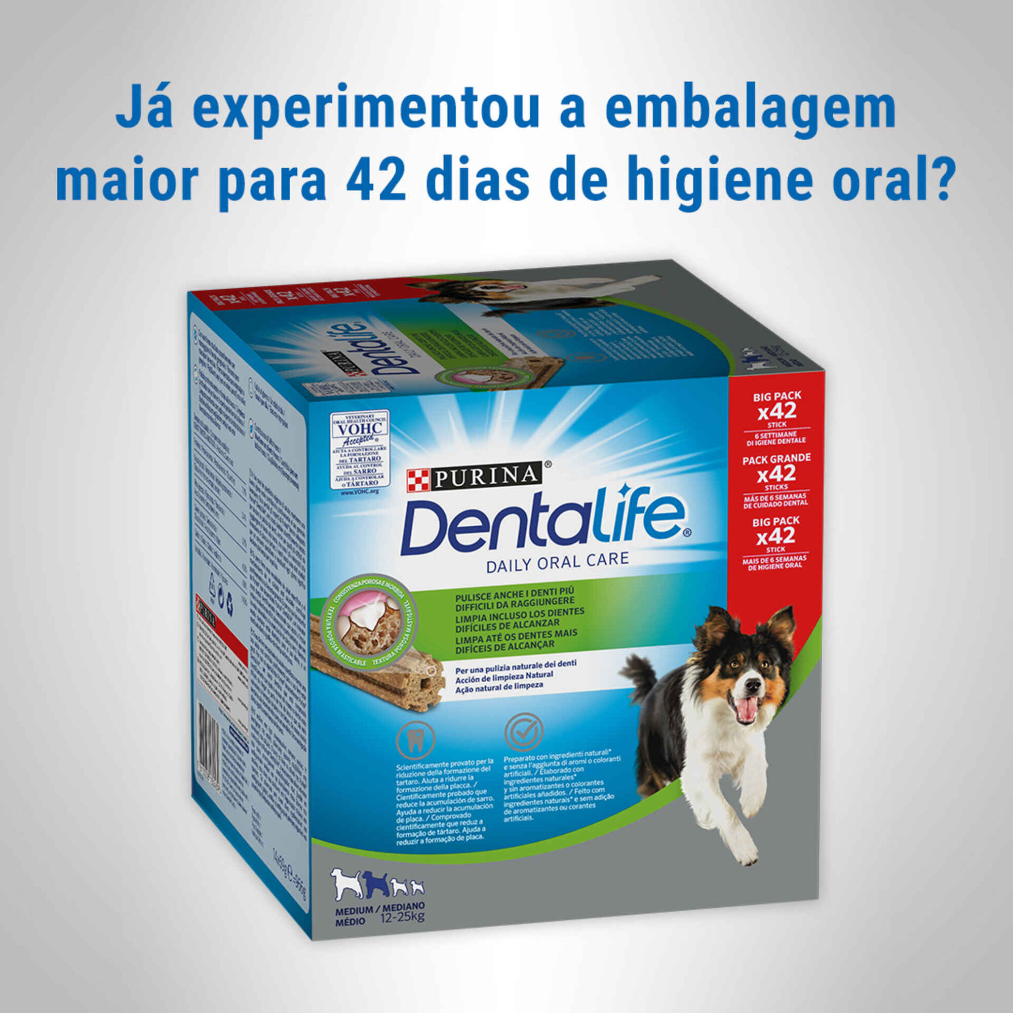 Snack para Cão Médio Higiene Oral Diária
