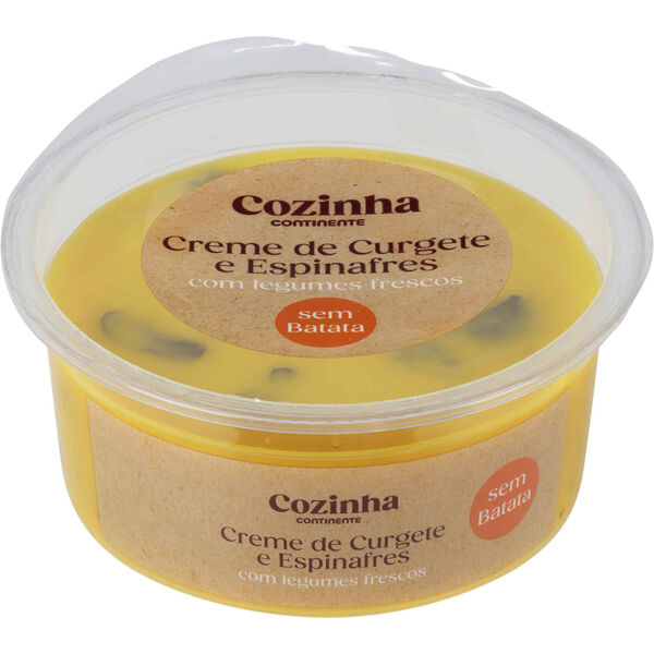 Sopa de Curgete e Espinafres sem Batata Cozinha Continente