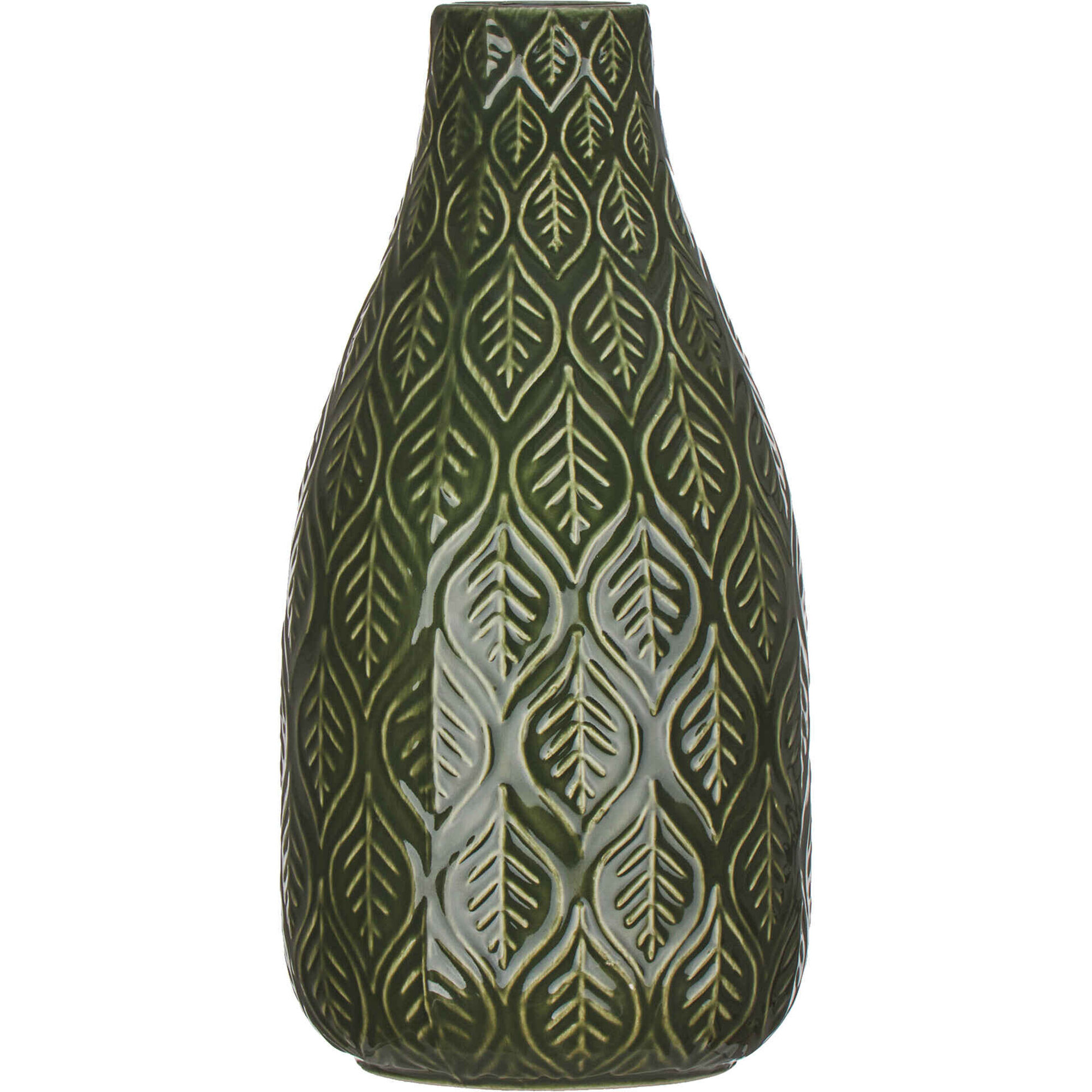 Jarra 14cm Verde Folhas