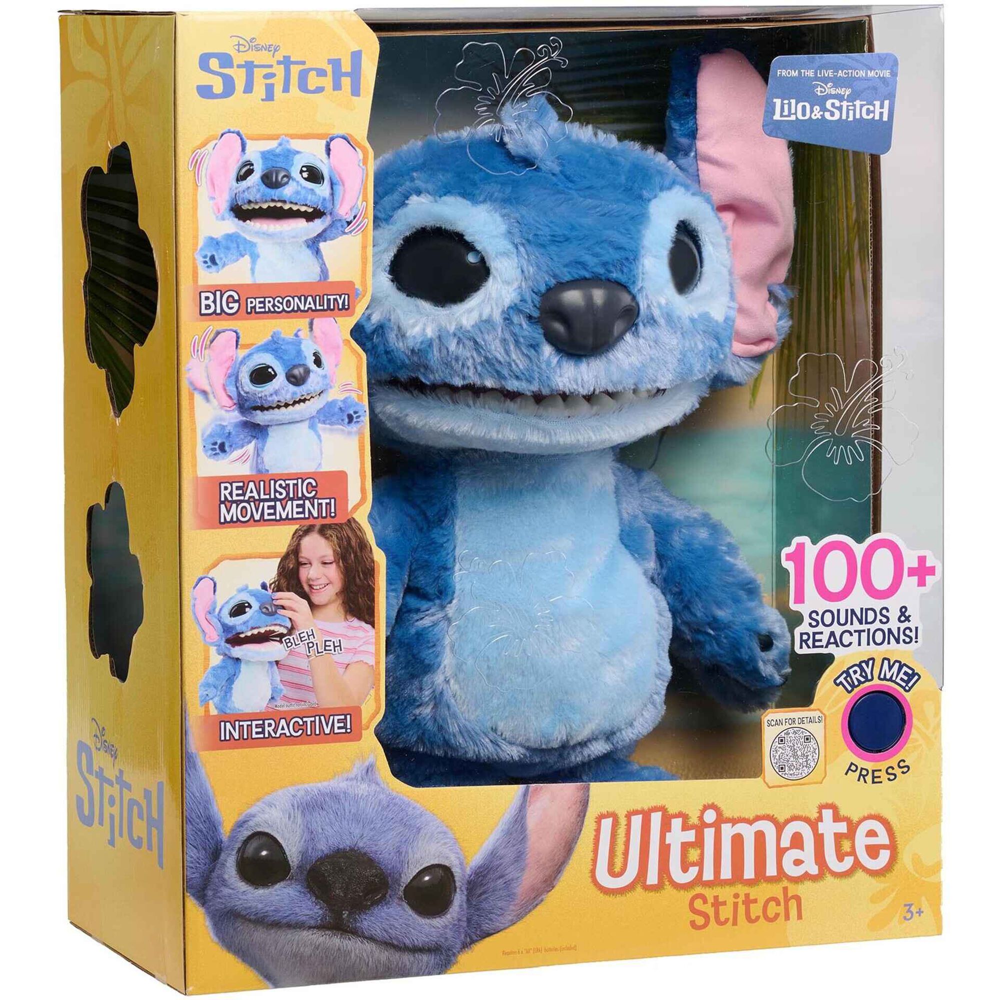 Peluche Ultimate Stitch Interativo