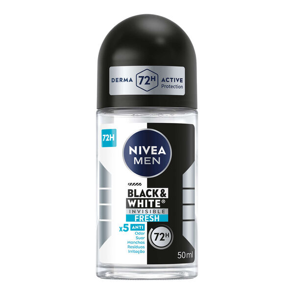 Desodorizante Roll On Back & White Active Nivea Men