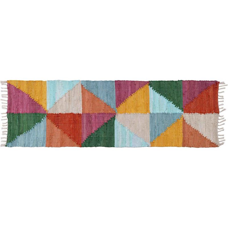 Passadeira Losangos Coloridos 60x200cm Kasa