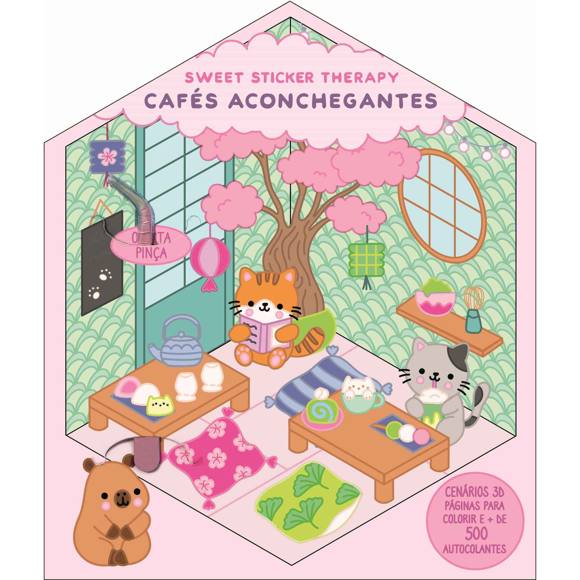 Sweet Sticker Therapy: Caf&eacute;s Aconchegantes de Jing Lau