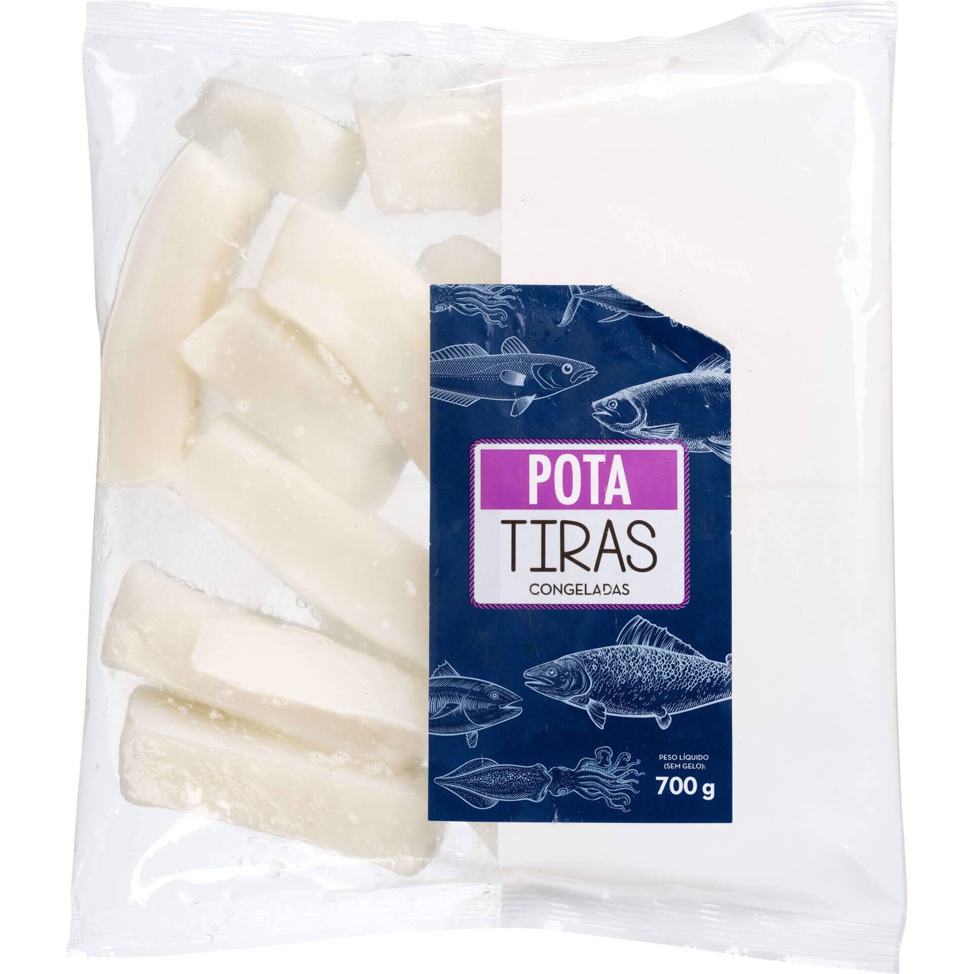 Tiras de Pota Congeladas Tiras de Pota Congeladas