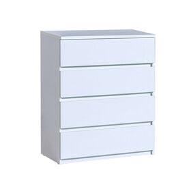 Cómoda 4 Gavetas 94x40x80cm Branco Arca