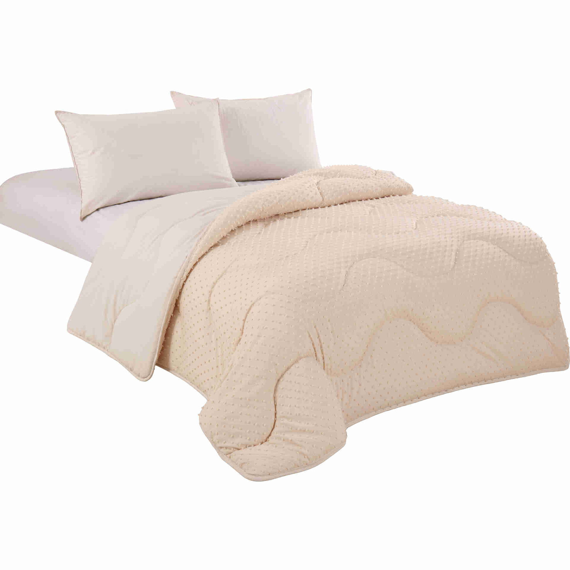 Colcha Quilt Bege Kasa