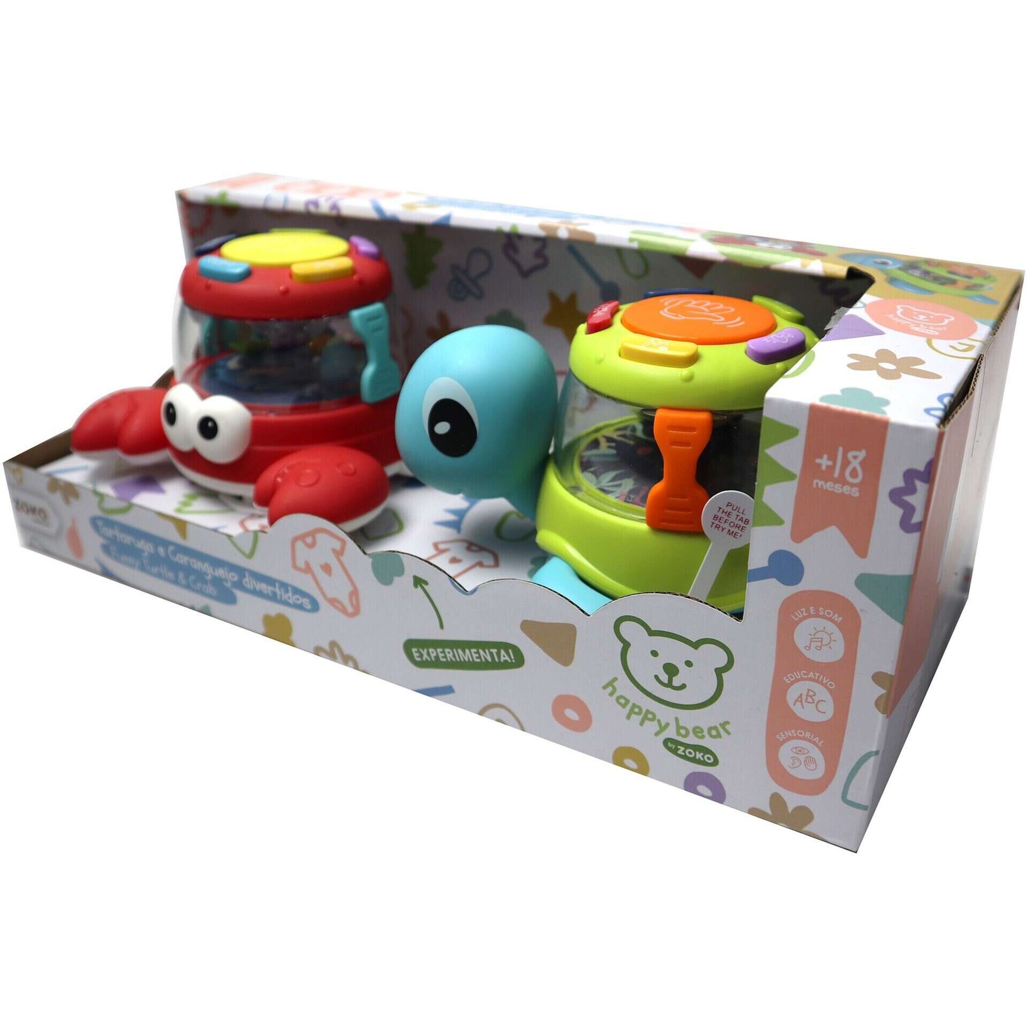 Tartaruga e Carangueijo Divertidos