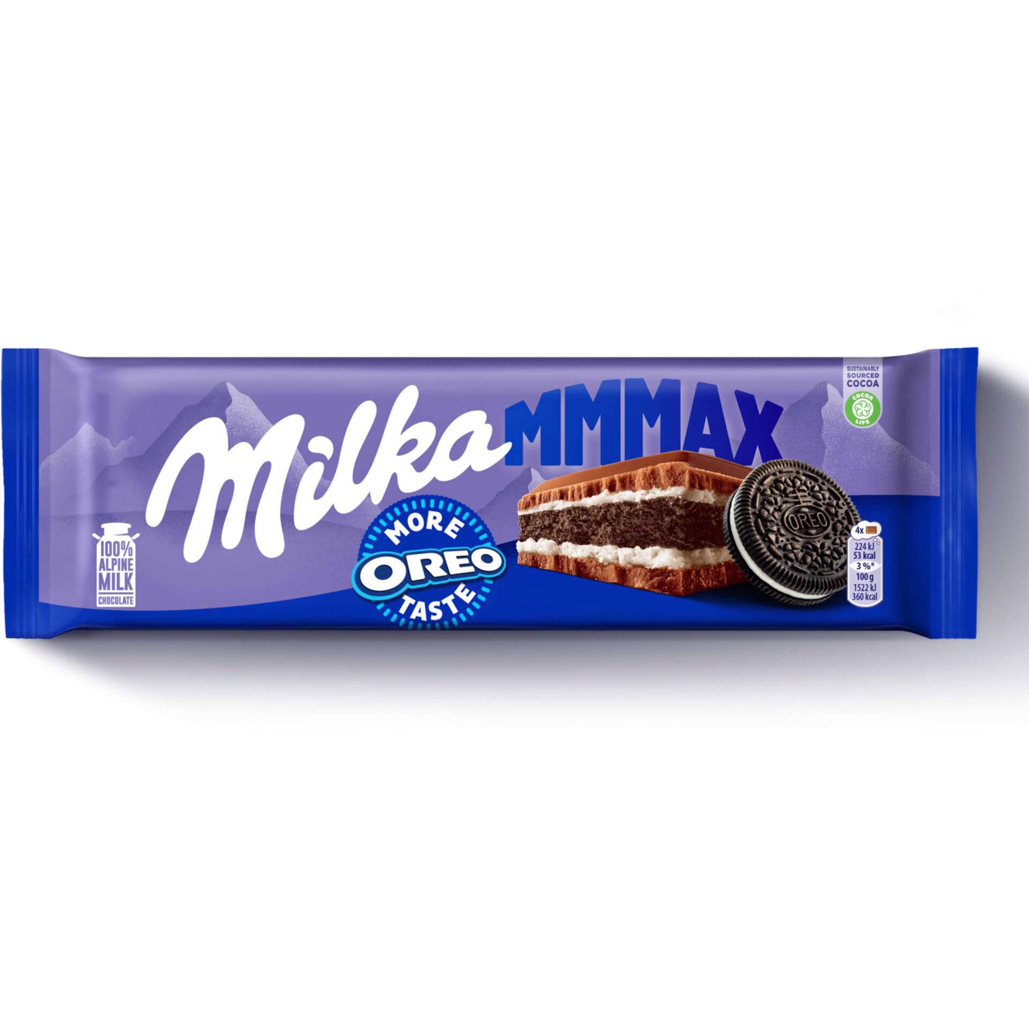 Tablete de Chocolate com Oreo