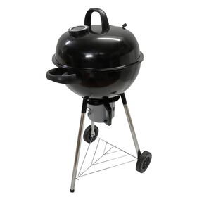 Barbecue Carv&atilde;o 54x53,5x100cm Preto Ericeira BBQ Collection