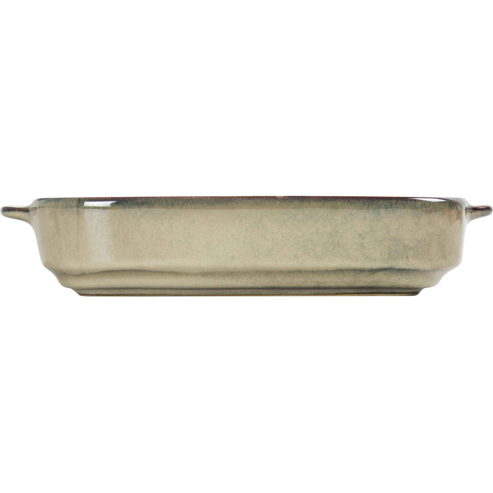 Assadeira Retangular Reativa 27x17cm Castanha Kasa