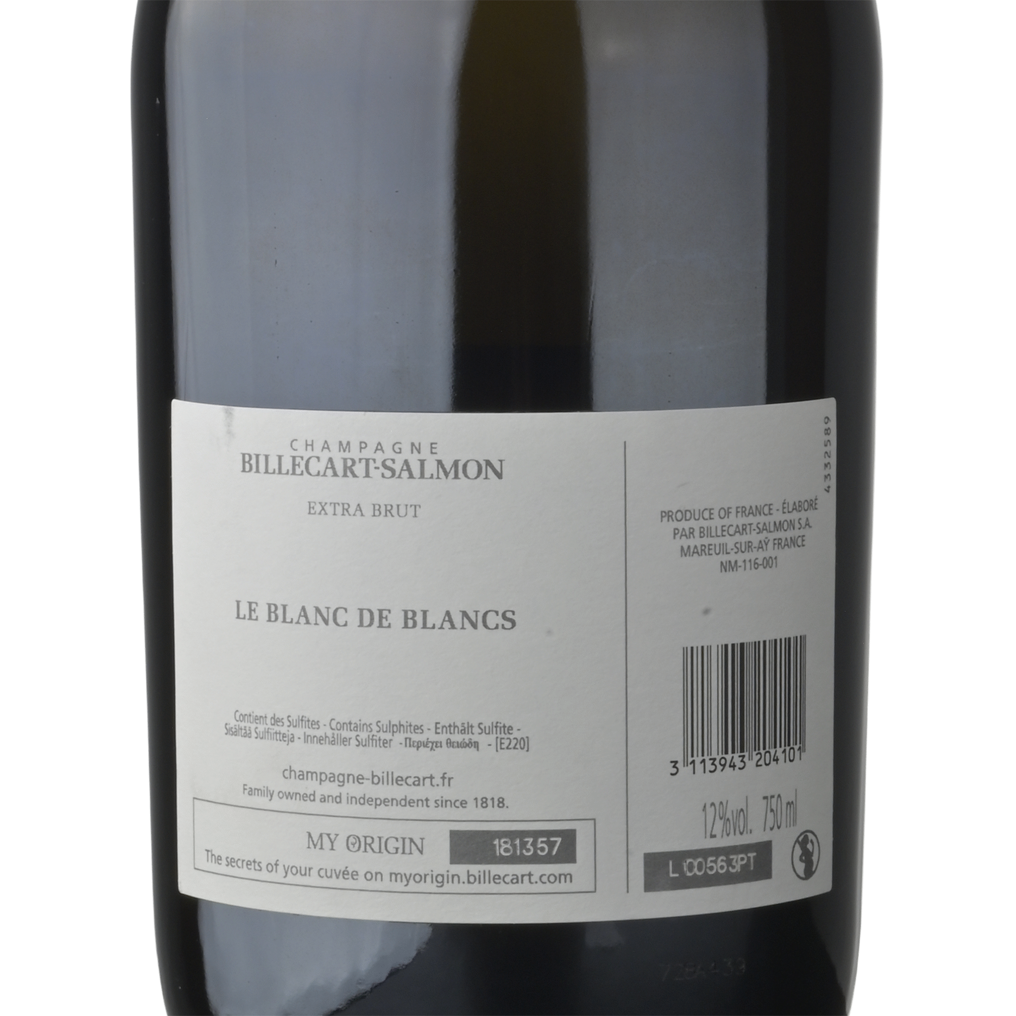 Billecart-Salmon Le Blanc de Blancs Champanhe