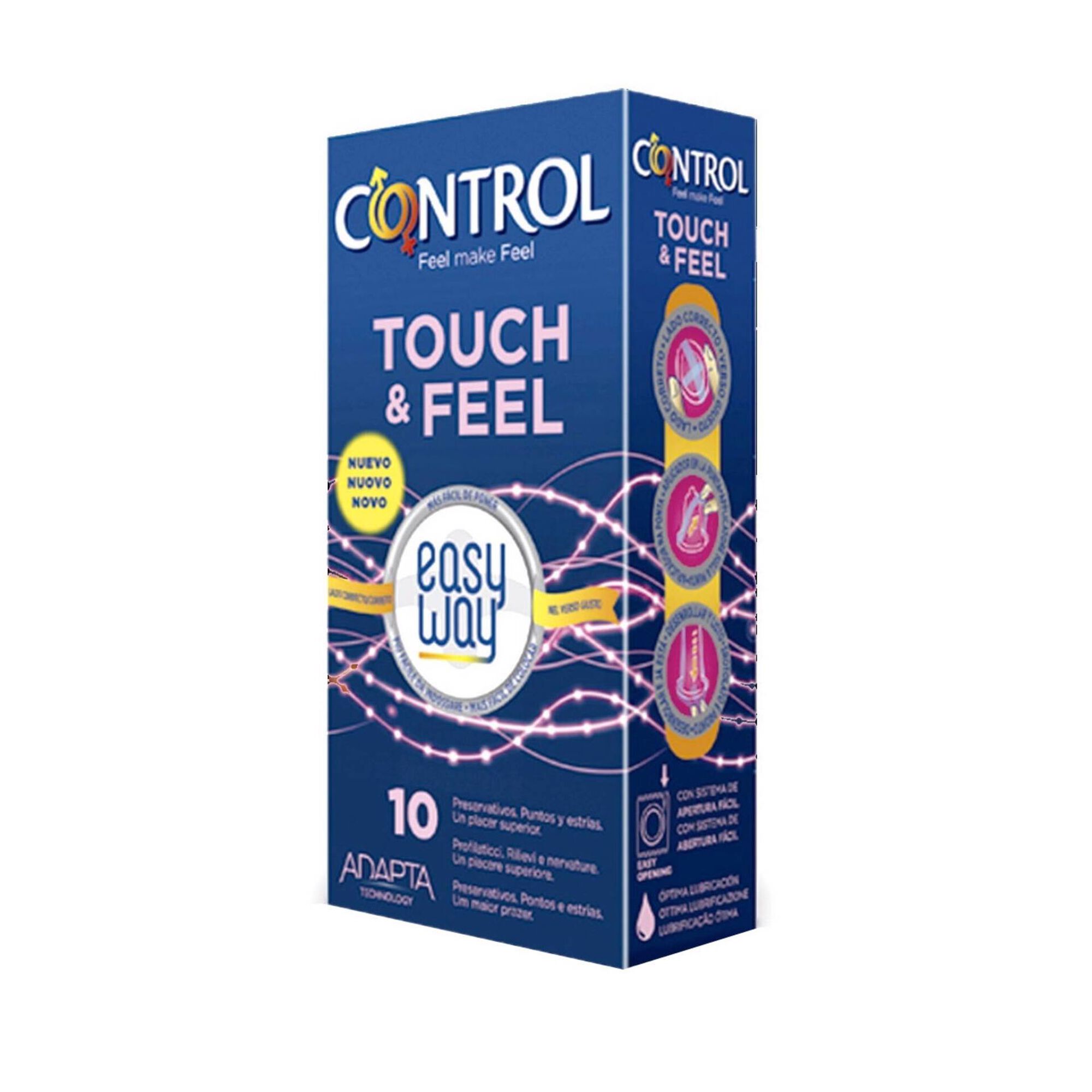 Preservativos Sensual Dots & Lines Easy Way Preservativos Sensual Dots & Lines Easy Way